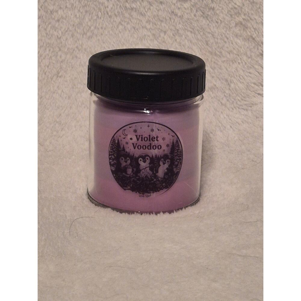 Homemade Candle "Violet Voodoo" 9oz
